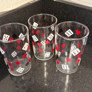 Vintage Ship Design Glass TumblersSet-2